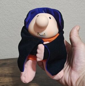 Adorable Vintage 1993 "I Love You" 6" Halloween Dracula Ziggy Plush